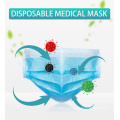 Disposal medical protective face mask in stock